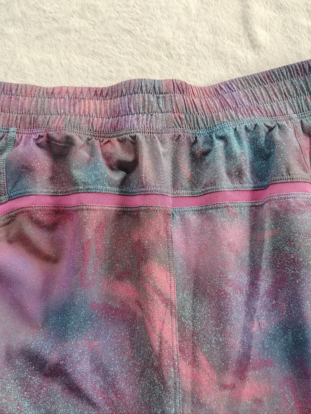 Men’s Tie-Dye Lululemon Shorts - Pink & Blue - Picture 4 of 12